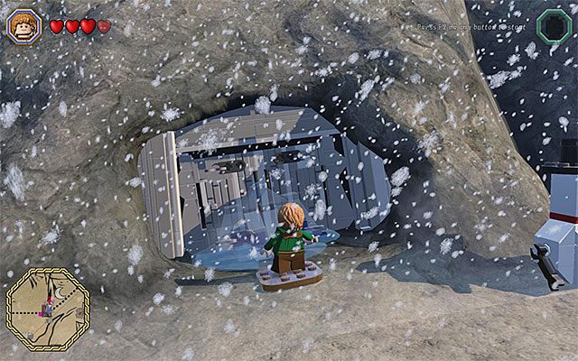 Stop lód broniący dostępu do jaskini - Białe pytajniki - opisy przejścia zadań (41-60) - LEGO The Hobbit - poradnik do gry