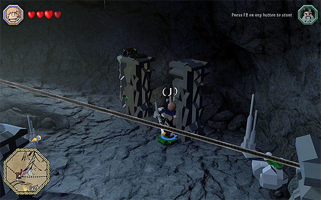 Musisz wdrapać się na postać z podłużną bronią - Białe pytajniki - opisy przejścia zadań (41-60) - LEGO The Hobbit - poradnik do gry