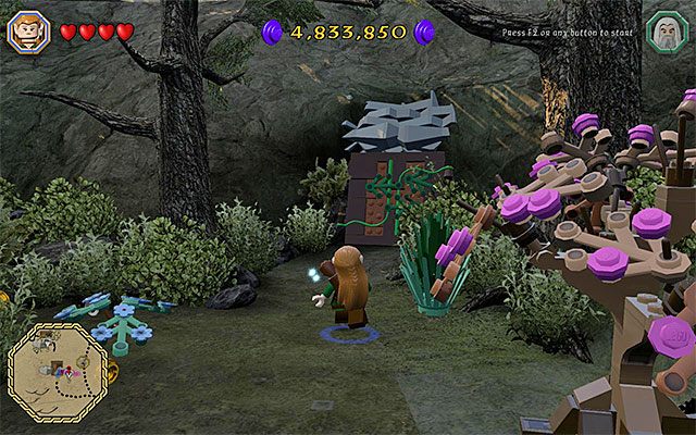 Przejście do lokacji ze zleceniodawcą misji - Białe pytajniki - opisy przejścia zadań (41-60) - LEGO The Hobbit - poradnik do gry