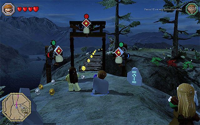 Lokalizacja: Siedziby Trolli - Białe pytajniki - opisy przejścia zadań (41-60) - LEGO The Hobbit - poradnik do gry