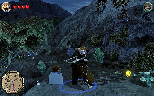 Musisz wskoczyć na odnalezionego warga - Białe pytajniki - opisy przejścia zadań (61-80) - LEGO The Hobbit - poradnik do gry