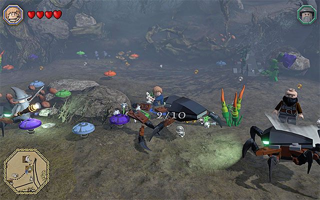 Eliminuj pająki po kolei - Białe pytajniki - opisy przejścia zadań (61-80) - LEGO The Hobbit - poradnik do gry