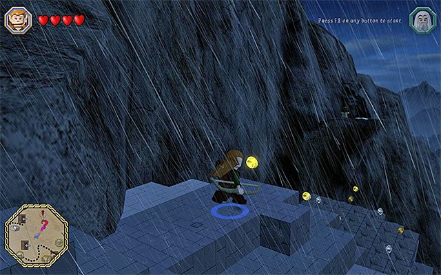 Podążaj trasą wyznaczaną przez żółte ćwieki - Białe pytajniki - opisy przejścia zadań (61-80) - LEGO The Hobbit - poradnik do gry