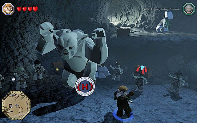 Wciskanie klawiszy w idealnych momentach oznacza otrzymywanie większej liczby ćwieków - Białe pytajniki - opisy przejścia zadań (61-80) - LEGO The Hobbit - poradnik do gry