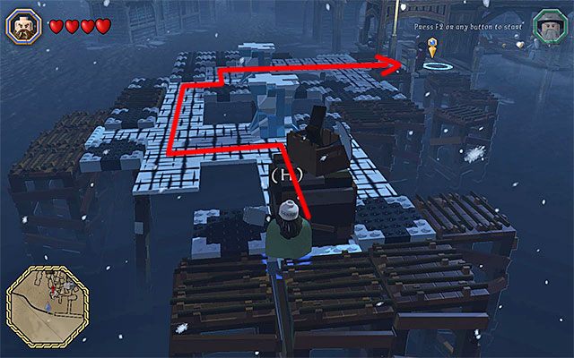 Lokalizacja: Esgaroth - Białe pytajniki - opisy przejścia zadań (101-105) - LEGO The Hobbit - poradnik do gry