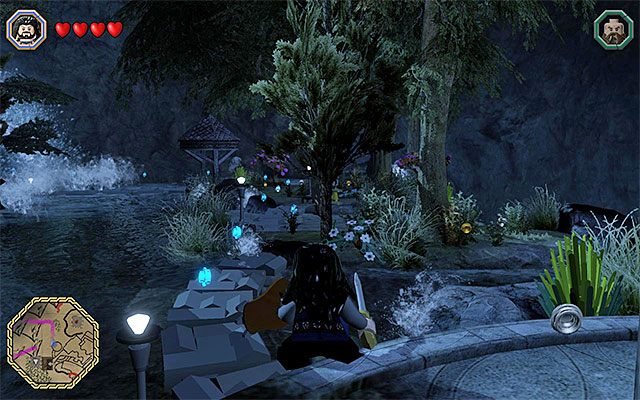 Ścieżka prowadząca w stronę ołtarza - Śródziemie - Spotkanie się z Elrondem w Rivendell - LEGO The Hobbit - poradnik do gry