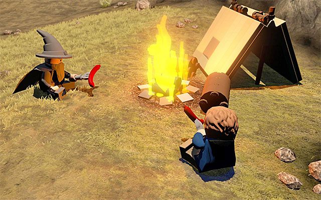 Przykładowe obozowisko - Śródziemie i jego eksploracja - LEGO The Hobbit - poradnik do gry