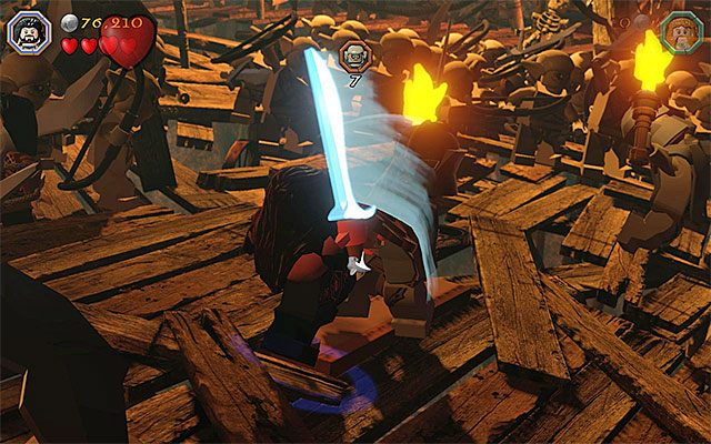 Potwory często korzystają z dodatkowych zbroi - Wrogowie i inne zagrożenia - LEGO The Hobbit - poradnik do gry