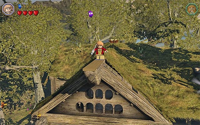 Przykład bardzo cennej fioletowej monety - Ćwieki (Monety) - LEGO The Hobbit - poradnik do gry