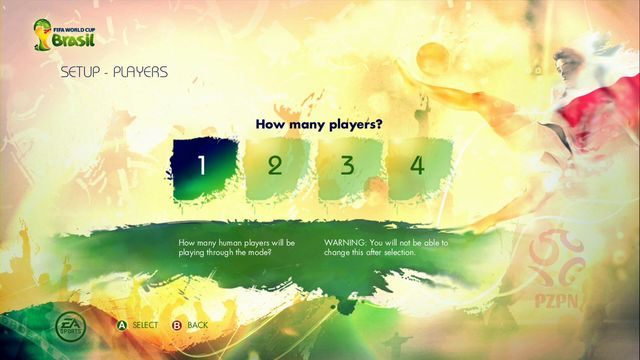 Gra pozwala na jednoczesną rozgrywkę w tym trybie aż czterem graczom - Captain Your Country | Tryby gry w 2014 FIFA World Cup Brazil - 2014 FIFA World Cup Brazil - poradnik do gry