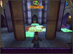 Pozbieraj fasolki z korytarza - Sala Treningowa Skurge | Nauka Skurge w Harry Potter i Komnata Tajemnic - Harry Potter i Komnata Tajemnic - poradnik do gry