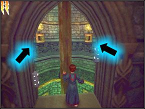 Pozbieraj fasolki z korytarza i biegnij przed siebie - Lochy | Nauka Skurge w Harry Potter i Komnata Tajemnic - Harry Potter i Komnata Tajemnic - poradnik do gry