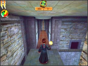 (SEKRET 4/11) Użyj Lumos na gargulcu, omiń przepaść i wejdź po schodach na górę - Sala Treningowa Diffindo | Nauka Diffindo w Harry Potter i Komnata Tajemnic - Harry Potter i Komnata Tajemnic - poradnik do gry