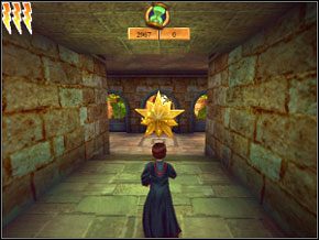 Biegnij po prostu dalej, aż trafisz do gwiazdy ukończenia - Sala Treningowa Diffindo | Nauka Diffindo w Harry Potter i Komnata Tajemnic - Harry Potter i Komnata Tajemnic - poradnik do gry