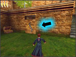 (SEKRET 1/8) Czas poodkrywać trochę sekretów tutaj - Dziedziniec | Nauka Diffindo w Harry Potter i Komnata Tajemnic - Harry Potter i Komnata Tajemnic - poradnik do gry