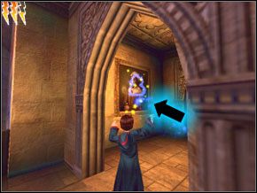 (SEKRET 5/10) Zanim pójdziesz do toalety, pozbieraj sekrety - oba na samej górze - Wielkie Schody | Dom Ślizgonów w Harry Potter i Komnata Tajemnic - Harry Potter i Komnata Tajemnic - poradnik do gry