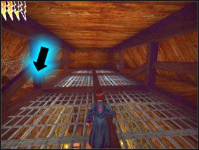 Ogłusz wróżkę, wyciągnij fasolki ze skrzyń po prawej (musisz usunąć pajęczynę), po czym zrób to samo po lewej i otwórz sobie wskazaną strzałą klapę - Śladem Goylea | Dom Ślizgonów w Harry Potter i Komnata Tajemnic - Harry Potter i Komnata Tajemnic - poradnik do gry