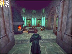 Teraz pobiegnij dalej, w prawo i na rozwidleniu znowu w prawo - Dom Ślizgonów w Harry Potter i Komnata Tajemnic - Harry Potter i Komnata Tajemnic - poradnik do gry