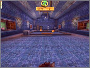 Znajdziesz się w dużej sali - Sala Treningowa Rictusempry | Nauka Rictusempry - Harry Potter i Komnata Tajemnic - poradnik do gry