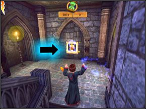 (SEKRET 7/7) Powinieneś zobaczyć mały portret Lockharta - Sala Treningowa Rictusempry | Nauka Rictusempry - Harry Potter i Komnata Tajemnic - poradnik do gry