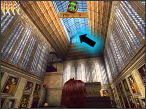 (SEKRET 10/16) Strzel zaklęciem w sowę Hedwigę, która lata pod sufitem, a otworzy się dalej nisza - Sala Treningowa Spongify | Nauka Spongify w Harry Potter i Komnata Tajemnic - Harry Potter i Komnata Tajemnic - poradnik do gry