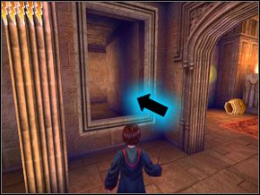 (SEKRET 7/10) Wjedź na pierwsze piętro i do sali, gdzie masz zamknięte na cztery spusty drzwi - Wielkie Schody | Nauka Spongify w Harry Potter i Komnata Tajemnic - Harry Potter i Komnata Tajemnic - poradnik do gry