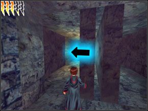 (SEKRET 2/3) Przebiegnij pomiędzy zsuwającymi się ścianami, ale NIE zeskakuj na dół - możesz stanąć tak, aby ściany cię nie zgniotły - Komnata Tajemnic - I | Komnata Tajemnic w Harry Potter i Komnata Tajemnic - Harry Potter i Komnata Tajemnic - poradnik do gry