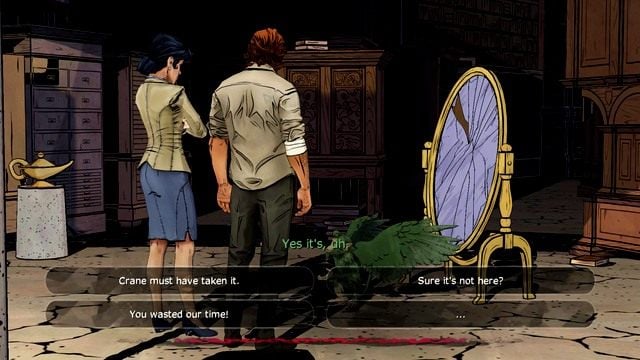 Lustereczko powiedz przecie - Travel | Epizod 3 - A Crooked Mile | The Wolf Among Us - The Wolf Among Us - sezon 1 - poradnik do gry