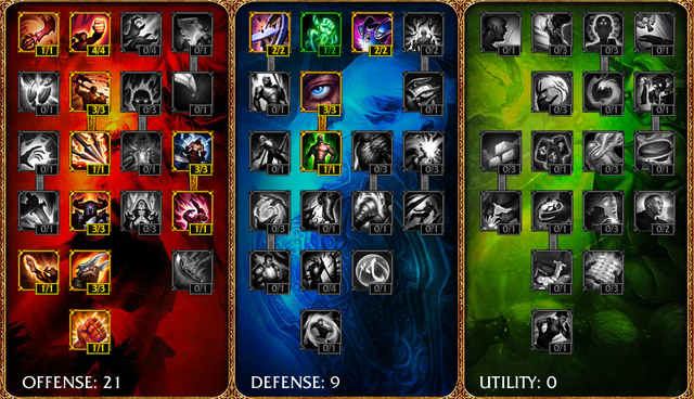 Drzewko Ofensywne - Specjalizacje/Masteries | Yasuo | League of Legends - League of Legends - poradnik do gry