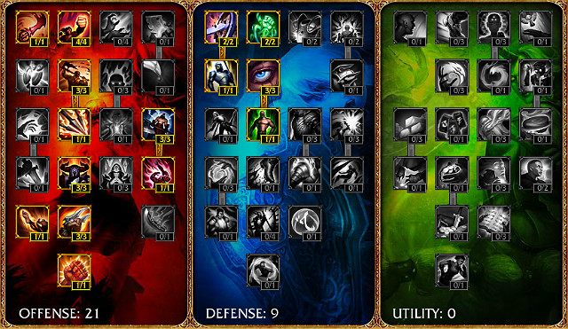 Jako ADC, Quinn czerpie najwięcej korzyści z drzewka ofensywnego, które zwiększa zadawanie przez nią obrażenia fizyczne - Specjalizacje/Masteries | Quinn | League of Legends - League of Legends - poradnik do gry