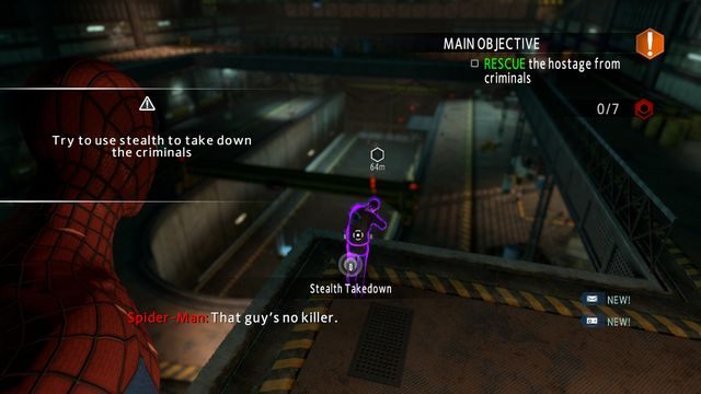 Zaatakuj pierwszego przeciwnika - No one is safe! | Opis przejścia The Amazing Spider-Man 2 - The Amazing Spider-Man 2 - poradnik do gry