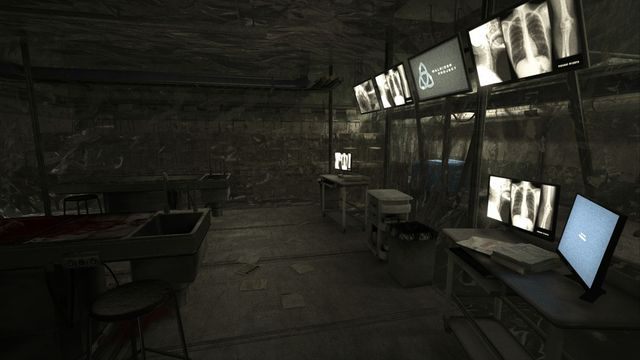 W tym pomieszczeniu znajduje się klucz - Podziemne Laboratorium/Szpital | Przejście gry Outlast Whistleblower - Outlast: Whistleblower - poradnik do gry