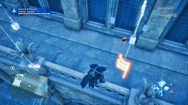 Trzecią odpowiedź znajdziesz na płaskiej części dachu katedry, po prawej stronie od wejścia - Zadania poboczne | Palais de Justice - mapa w AC Unity - Assassins Creed: Unity - poradnik do gry