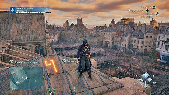 Ostatnią odpowiedź znajdziesz na wieży kościoła św - Zadania poboczne | Hotel de Ville - mapa w AC Unity - Assassins Creed: Unity - poradnik do gry