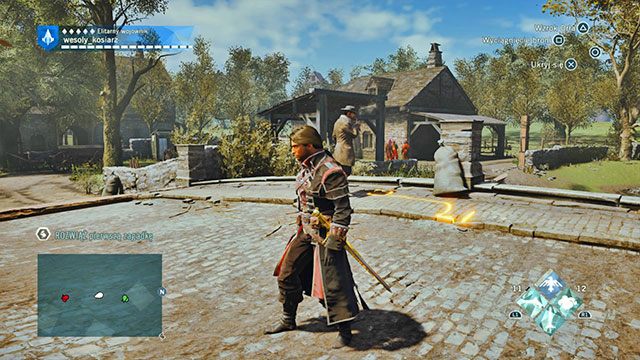 Trzecią odpowiedź znajdziesz na moście, na południowy-zachód od bramy - Zadania poboczne | Saint-Thomas-dAquin - mapa w AC Unity - Assassins Creed: Unity - poradnik do gry