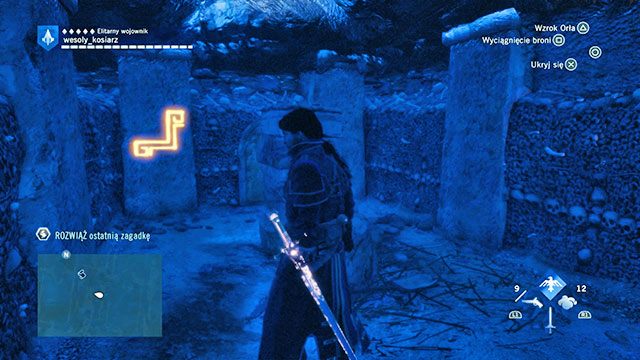 Na południowy-wschód od trzeciej odpowiedzi znajduje się zejście do katakumb - Paryskie Opowieści | Faubourg Saint-Germain - mapa w AC Unity - Assassins Creed: Unity - poradnik do gry