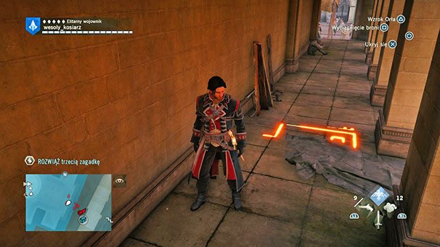 Trzecią odpowiedź znajdziesz we wschodniej części panteonu, na ziemi, pod kolumnadą - Zadania poboczne | Saint-Jacques - mapa w AC Unity - Assassins Creed: Unity - poradnik do gry