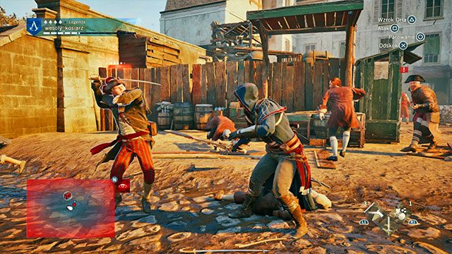 Różnica między parowaniem i unikiem opiera się na rodzaju przeciwnika - Walka | Podróżowanie po mieście w AC Unity - Assassins Creed: Unity - poradnik do gry