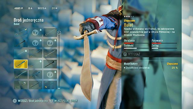 Broń i ekwipunek możesz kupić w miejskich sklepach albo z poziomu menu - Wyposażenie | Podróżowanie po mieście w AC Unity - Assassins Creed: Unity - poradnik do gry