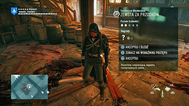 Na terenie Paryża miało miejsce mnóstwo niewyjaśnionych morderstw - Tajemnicze Morderstwa | Aktywności dodatkowe w AC Unity - Assassins Creed: Unity - poradnik do gry