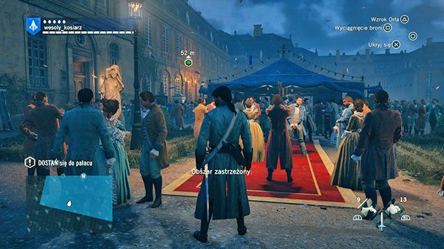 Wielkie przyjęcie, wielu gości, wielu strażników. - 03 - Śmietanka towarzyska | Solucja AC Unity - Assassins Creed: Unity - poradnik do gry
