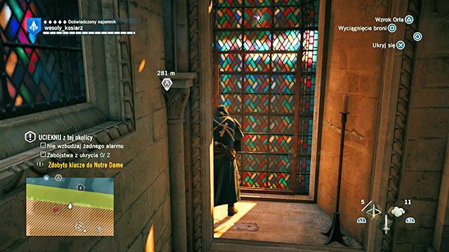 Najkrótsza i najbezpieczniejsza droga na zewnątrz. - 02 - Spowiedź | Solucja AC Unity - Assassins Creed: Unity - poradnik do gry