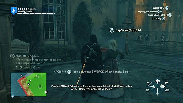 Jedna łapówka, a tyle możliwości. - 01 - Spotkanie przy obiedzie | Solucja AC Unity - Assassins Creed: Unity - poradnik do gry