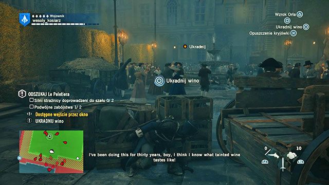 Zatrute wino świetnie się nadaje do cichego zabójstwa. - 01 - Spotkanie przy obiedzie | Solucja AC Unity - Assassins Creed: Unity - poradnik do gry