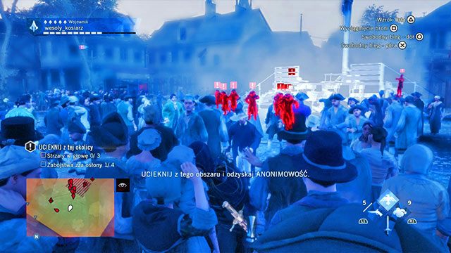 Uciekaj. Nie dasz rady tak wielu wrogom. - 02 - Powrót Asasyna | Solucja AC Unity - Assassins Creed: Unity - poradnik do gry