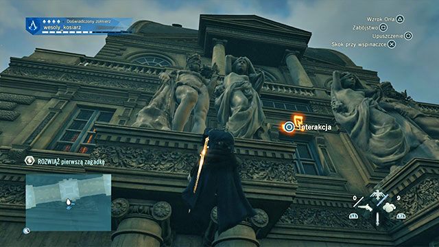 Pierwszą odpowiedź znajdziesz w Palace des Tuileries - Zadania poboczne | Tuileries - mapa w AC Unity - Assassins Creed: Unity - poradnik do gry