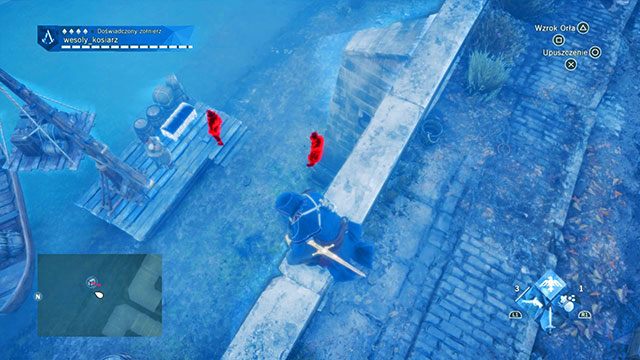 Jeśli nie wiesz, kogo powinieneś śledzić, gdzie znajdują się skrzynie ze skarbami oraz jak daleko czekają wrogowie, użyj Wzroku Orła - Wzrok orła | Podróżowanie po mieście w AC Unity - Assassins Creed: Unity - poradnik do gry