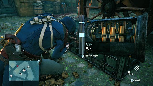 W grze występują drzwi i skrzynie zamykane na klucz - Otwieranie zamków | Podróżowanie po mieście w AC Unity - Assassins Creed: Unity - poradnik do gry