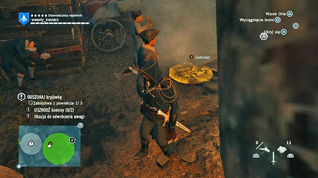 Zasłoń, by stworzyć zasłonę dymną. - 02 - Umarł król... | Solucja AC Unity - Assassins Creed: Unity - poradnik do gry