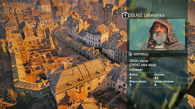 Wbrew pozorom Lafraniere jest najprostszym z dotychczasowych celów, głównie z powodu terenu - 03 - Prorok | Solucja AC Unity - Assassins Creed: Unity - poradnik do gry